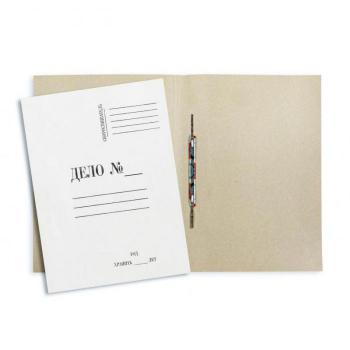 Купить Папка-скоросшиватель "ДЕЛО", 360 г/м, белая, немелованный картон, пробивной механизм) в Москве