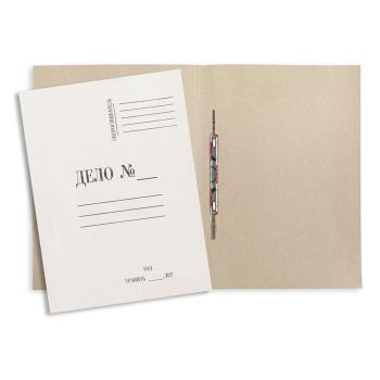Купить Папка-скоросшиватель "ДЕЛО", 400 г/м, белый, мелованный картон, до 200 листов в Москве