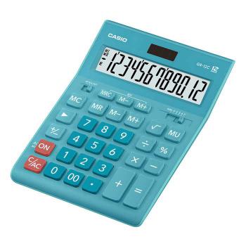 Купить Калькулятор настольный, 12 разрядов, CASIO бухгалтерский, GR-12C-LB , голубой. в Москве