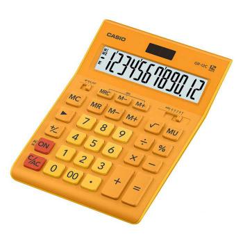 Купить Калькулятор настольный, 12 разрядов, CASIO бухгалтерский, GR-12C-RG , оранжевый. в Москве