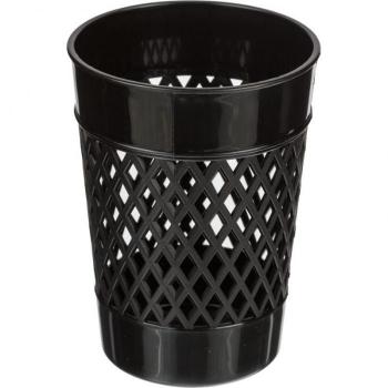Купить Подставка-стакан для канцелярских принадлежностей Attache черная 10x7.4x7.4 см (3 штуки в упаковке) в Москве