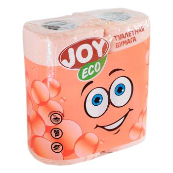 Купить Туалетная бумага Joy Eco 2-слойная персиковая (4 рулона в упаковке) в Москве