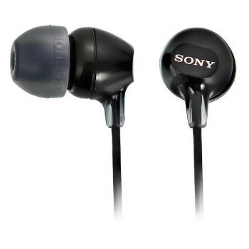 Купить Гарнитура проводная Sony MDR-EX15APB, цвет черный в Москве