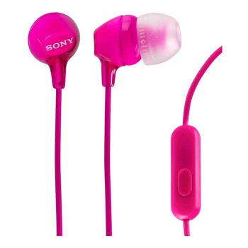 Купить Гарнитура проводная Sony MDR-EX15APPI, цвет розовый в Москве