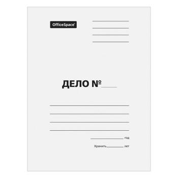 Купить Папка-скоросшиватель "ДЕЛО", 440 г/м, белая, мелованный картон, 200 листов. в Москве