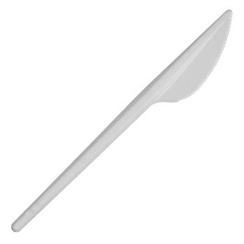 Купить Нож одноразовый столовый 155 мм, белый, ПС, 100шт/уп (45уп/кор) комп. ИнтроПластика в Москве