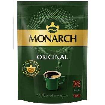 Купить Кофе растворимый Jacobs Monarch, 220гр, пакет/6 в Москве