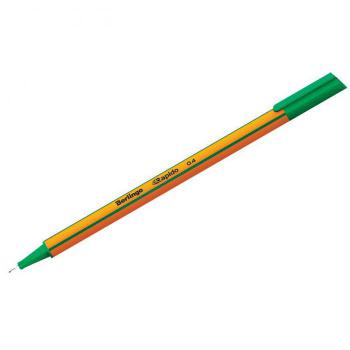 Купить Ручка капиллярная Berlingo "Rapido" зеленая, 0,4мм, трехгранная в Москве