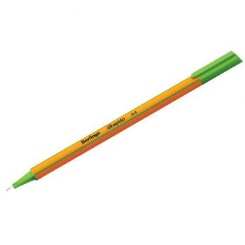 Купить Ручка капиллярная Berlingo "Rapido" светло-зеленая, 0,4мм, трехгранная в Москве
