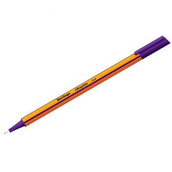 Купить Ручка капиллярная Berlingo "Rapido" фиолетовая, 0,4мм, трехгранная в Москве