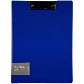 Купить Папка-планшет с зажимом Berlingo "Steel&Style" A4, пластик (полифом), синяя в Москве
