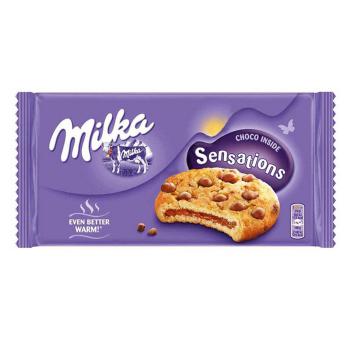 Купить Печенье Milka Sensations Cookies с кус шок  156 г/12 в Москве