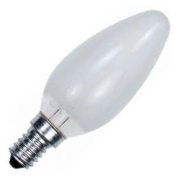 Купить Лампа накаливания General Electric 40С1/F/E14 40W /свеча матовая/ в Москве