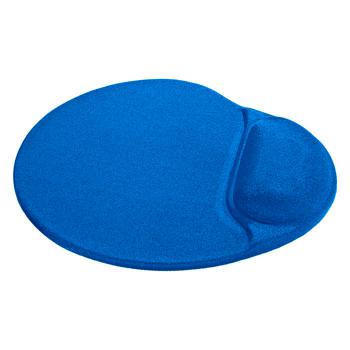 Купить Коврик д/мыши гелевый (26*22,5*0.5 см) синий, лайкра в Москве