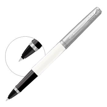 Купить Ручка роллер Parker Jotter Original T60 (R2096908) белый/серебристый черные чернила подар.кор. в Москве