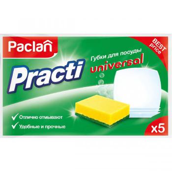 Купить Губки д/посуды Paclan Practi Universal поролоновые 90х60х30 мм, 5 шт/уп в Москве