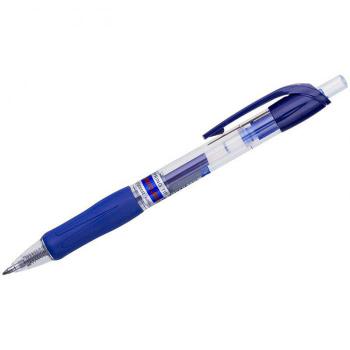 Купить Ручка гелевая автоматическая Crown "CEO Jell" синяя, 0,7мм, грип в Москве