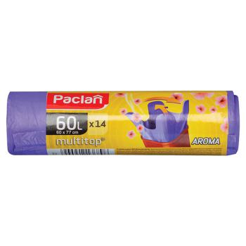 Купить Мешки PACLAN Multi-Top AROMA д/мусора 60л 14шт/рул фиолет, ароматизированные в Москве