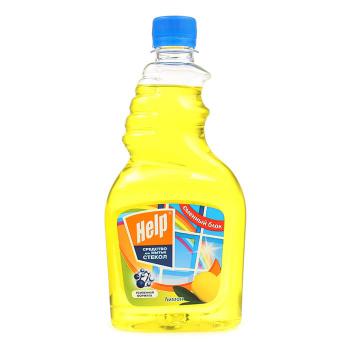 Купить HELP средство для мытья стекол ЛИМОН запасной блок 500 мл в Москве