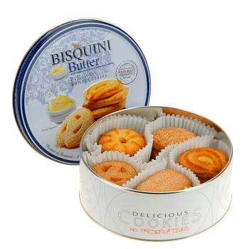 Купить Печенье BISQINI сливочное 20% масла ж/б 150/24 в Москве