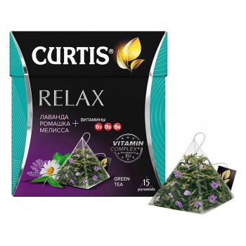 Купить Чай Curtis Relax Tea (Релакс Ти) зеленый пирамидка 15 * 1,7 гр/12 в Москве