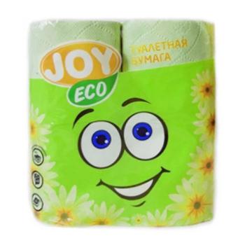 Купить Туалетная бумага Joy Eco 2-слойная салатовая (4 рулона в упаковке) в Москве