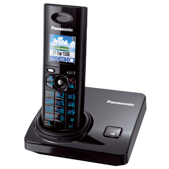 Купить Радиотелефон Panasonic KX-TG8041RUM (серый металлик) цветной дисплей, двойной набор (база\трубка) в Москве