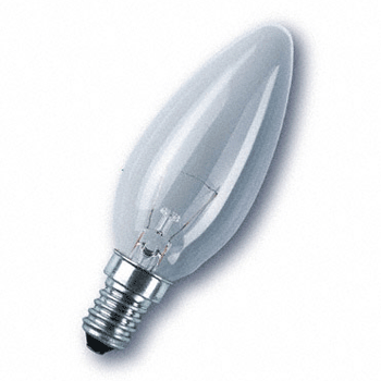 Купить Лампа накаливания OSRAM Class B CL 60W Е14 230V (свеча прозрачная) в Москве