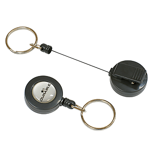 Купить Брелок - рулетка для ключа, с кольцом, серый, 80 см, DURABLE 8222-58 в Москве