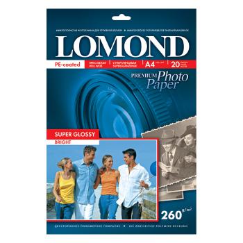 Купить Фотобумага Lomond Premium Photo суперглянцевая, А4, 20 л, 260 г/м2 в Москве