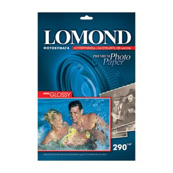 Купить Фотобумага Lomond Premium Photo суперглянцевая, A4, 20 л, 290 г/м2 в Москве
