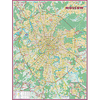 Купить Карта настенная "Евразия" 1,58х1,18 м., политико-административная, масштаб 1:9 000 000 в Москве