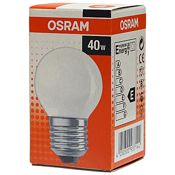 Купить Лампа накаливания OSRAM CLAS P FR 40W 230 V E27 шар .(мат.) в Москве