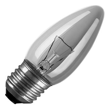 Купить Лампа накаливания OSRAM Class B CL 40W E27 230V (свеча прозрачная) в Москве