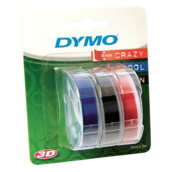 Купить Лента для этикет-принтера DYMO Omega 9 мм /Белый на красный-синий-черный/ в Москве
