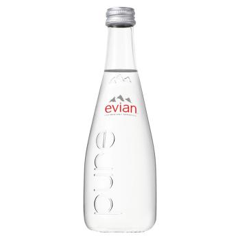 Купить Evian вода минеральная б/г СТЕКЛО 0.33л/20 в Москве