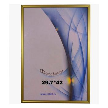 Купить Фоторамка А3 для постера 29,7х42 алюминий/матовое золото Nielsen в Москве