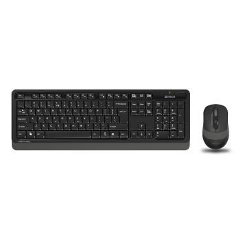 Купить Клавиатура + мышь A4Tech Fstyler FG1010 черный/серый USB беспроводная Multimedia в Москве