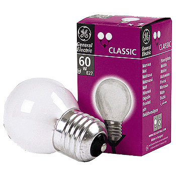 Купить Лампа накаливания General Electric 60D1/F/E27 60W шар (матовый) в Москве