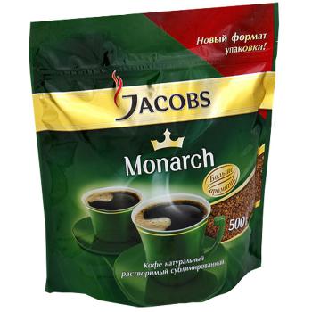 Купить Кофе растворимый Jacobs Monarch, 500гр, пакет/6 в Москве