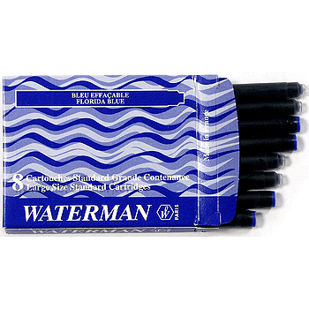 Купить Чернила в картридже З/ч. Waterman Ink cartridge Standard Blue (в упаковке 8 картриджей) (52002 в Москве