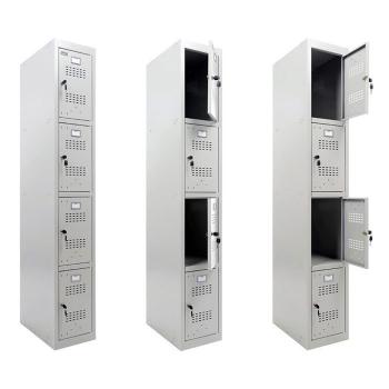 Купить Шкаф для раздевалок модульный ПРАКТИК ML 14-30 (1830x300x500) (базовый модуль) в Москве